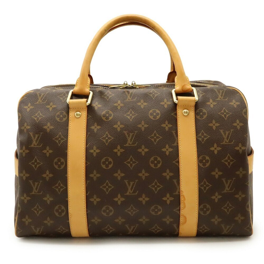 LOUIS VUITTON Authentic Brown Monogram Carryall Boston Bag - Picture 2 of 9